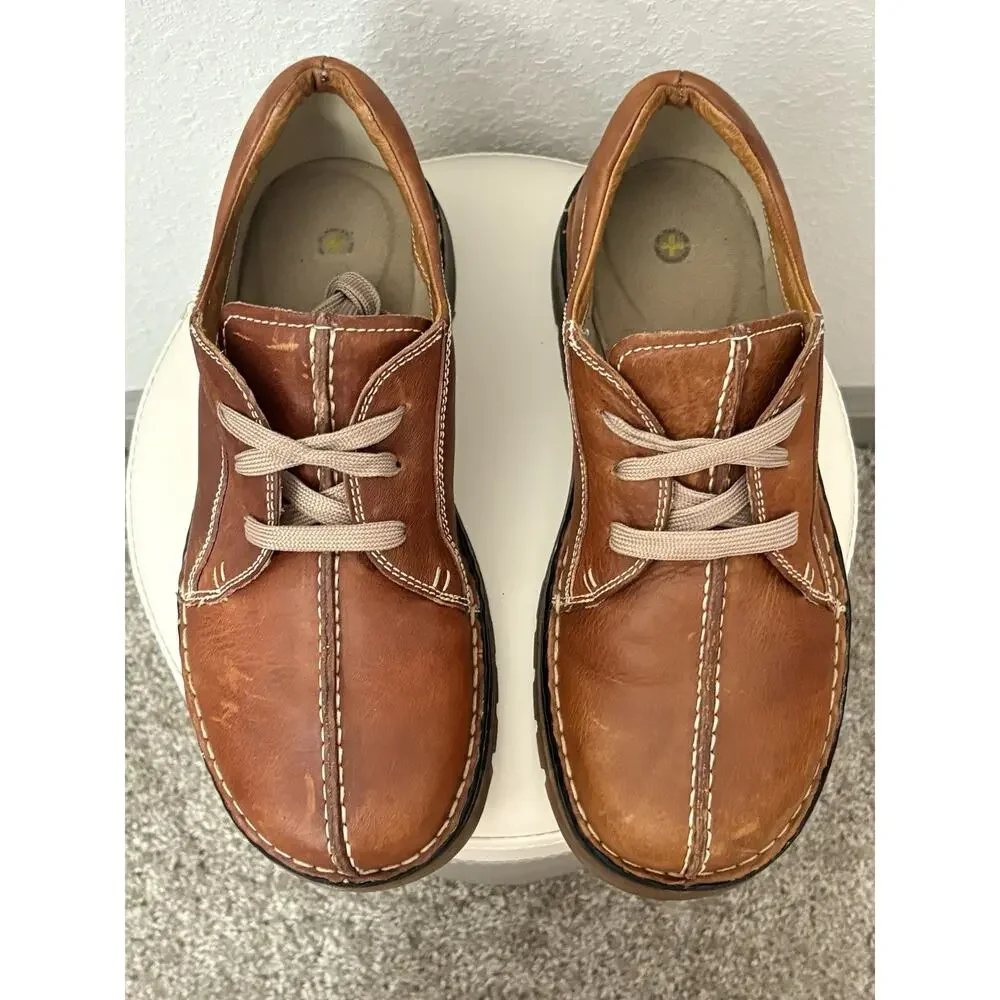 Dr. Martens Men’s Brown Leather Lace-Up Casual Oxford Shoes 11232 Size US 9